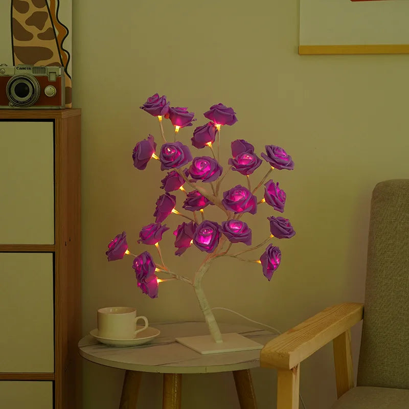 LED Rose Lamp