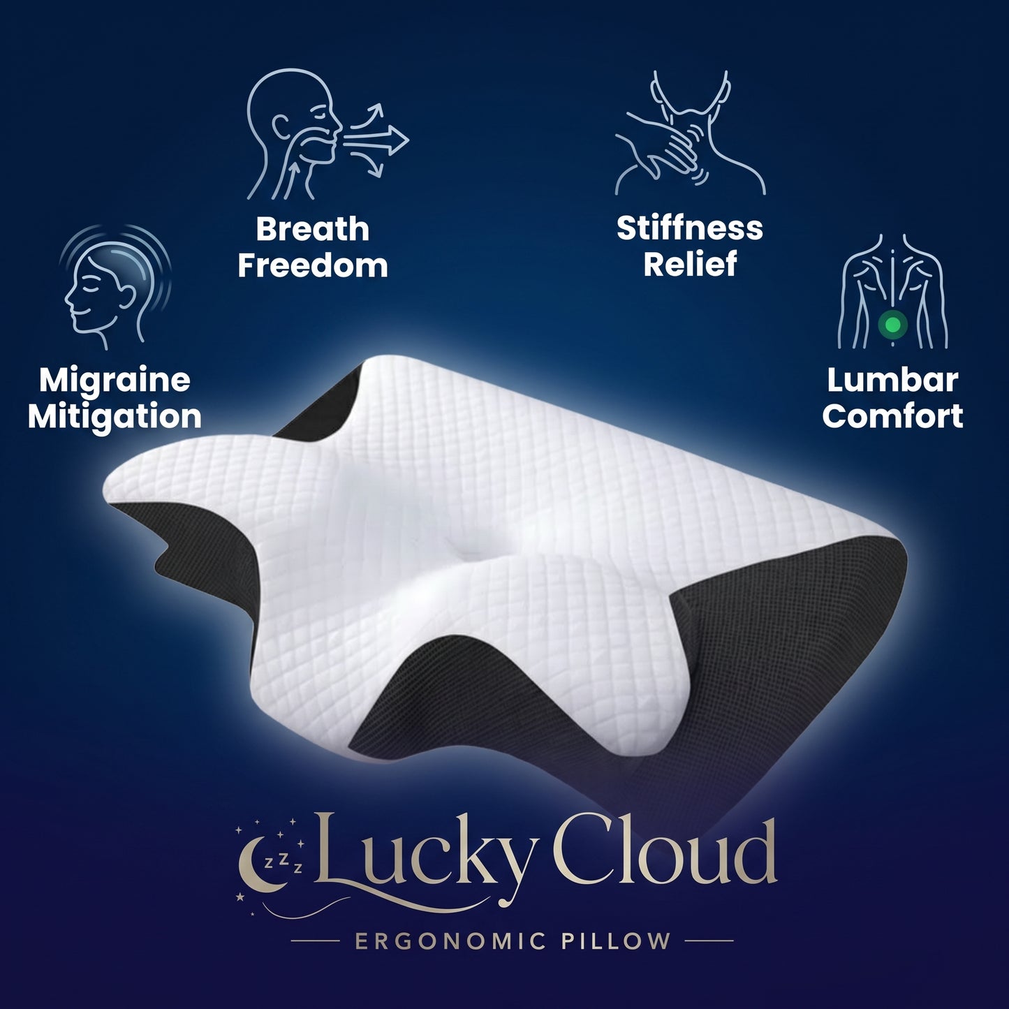 Lucky Cloud - Ergonomic Pillow
