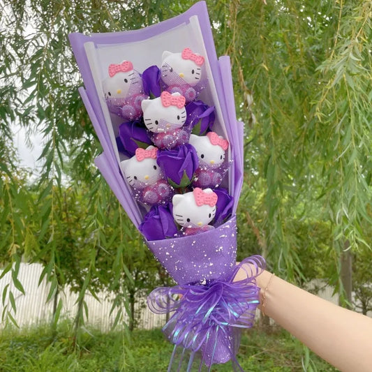 Hello Kitty Plush Doll Bouquet