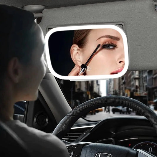 LED Car Make-Up Mirror